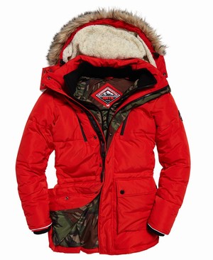 Superdry SD Expedition Parka Férfi Kabát Narancssárga | WPXZE3617